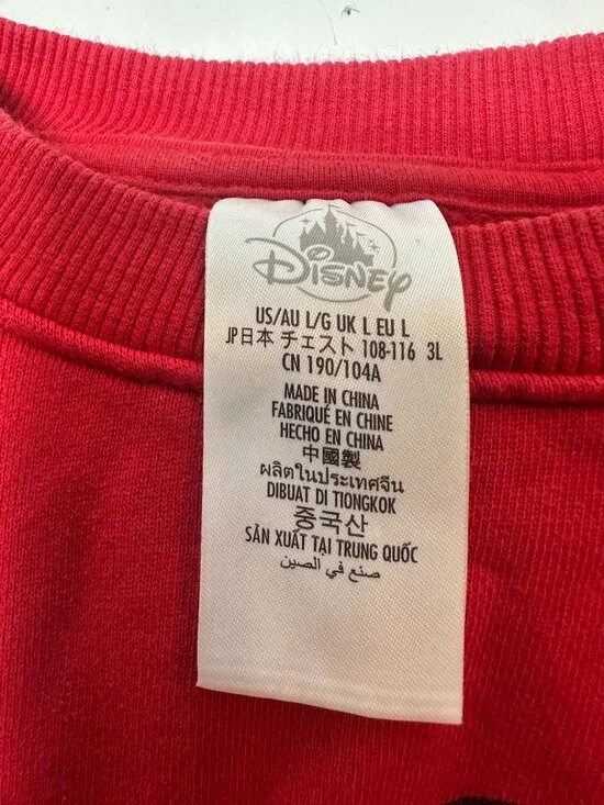 Vintage Disney Holiday Mickey Mouse Sweatshirt Size L - Picture 10 of 12